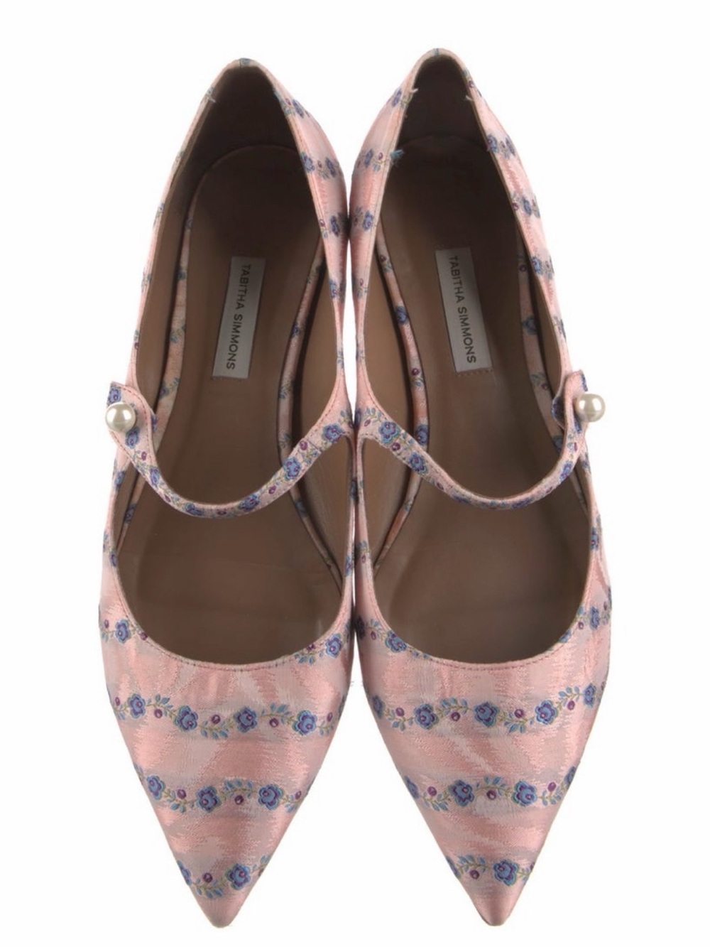 Tabitha Simmons Floral Print Mary Jane